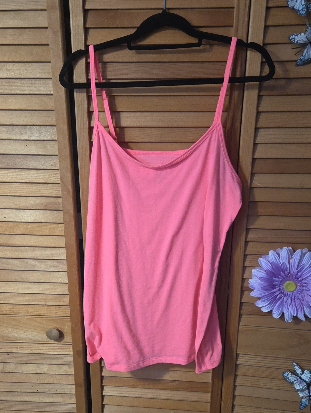 Vintage Torrid Hot Pink Spaghetti Strap Tank Top